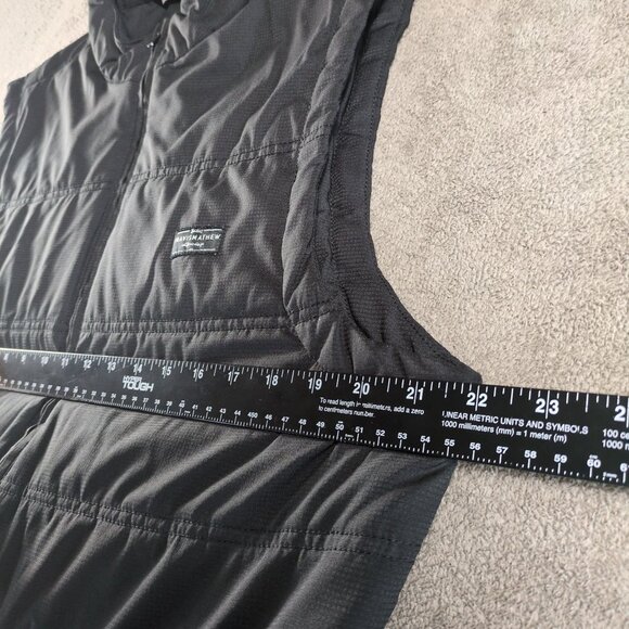 Travis Mathew Men’s L Quilted Full Zip Vest Black Performance Golf Casual - Picture 5 of 9